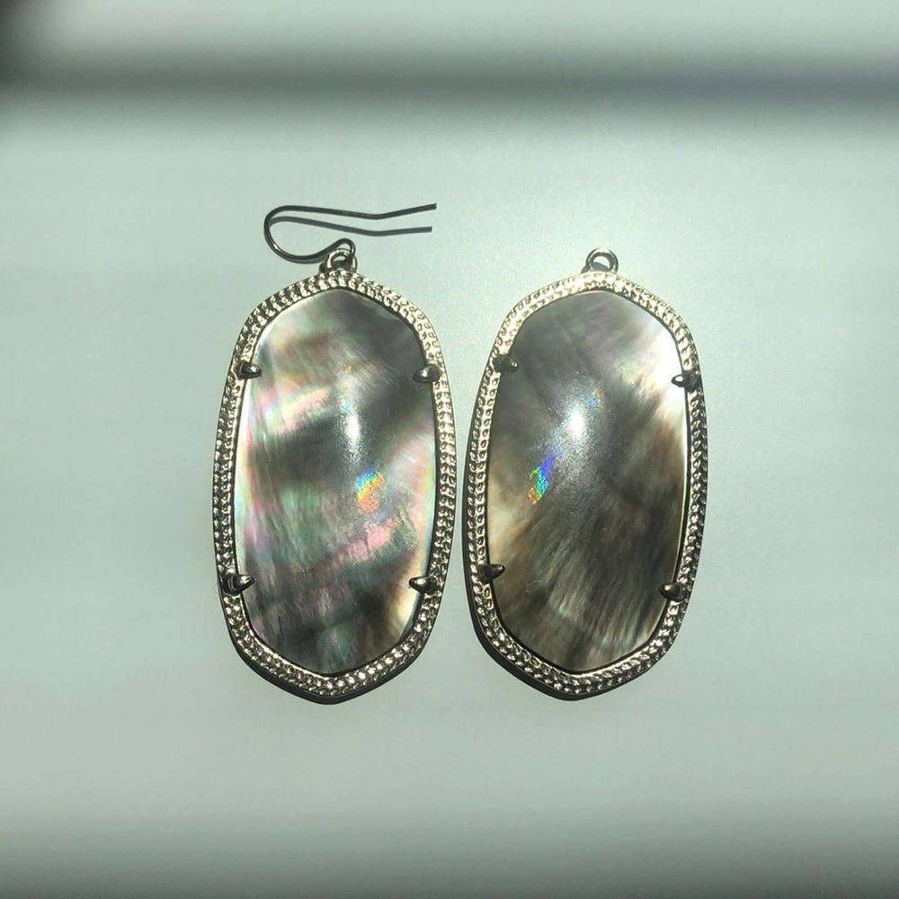 Kendra Scott Brown Pearl “Danielle” Earrings